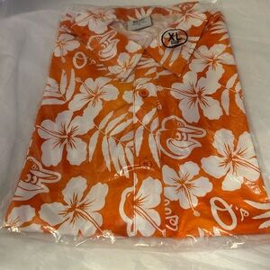 2022 Orioles Game Day Hawaiian Floral Shirt